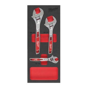 Set insertie spuma cu chei reglabile, 3buc, 4932492397 Milwaukee
