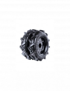 SET ROTI CU ANVELOPE 400X8 ( MANICOT 23), compatibil cu toate motosapele/ motocultoarele cu axul transmisiei hexagon de 23 mm