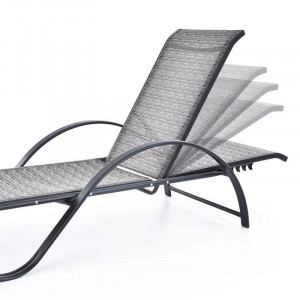 Sezlong reglabil HECHT Sofia Lounger, schelet aluminiu, greutate maxima suportata 120 kg - Img 2