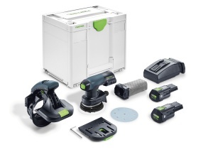 Şlefuitor de muchii cu acumulator ES-ETSC 125 3,0 I-Plus, Festool - Img 1