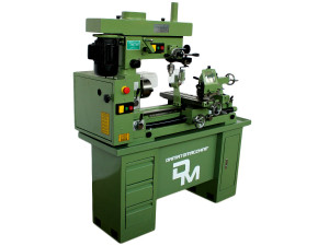 Strung combinat cu freză model Master 750 de Damatomacchine, Mașină unealtă pentru prelucrarea metalelor strung-freza cu distanța între centrele de 750 mm și un diametru maxim de 300 mm, 1600 rpm - Img 2
