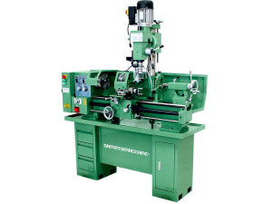 Strung combinat cu freză model Multitech 800 3L de Damatomacchine, cu o structura de fonta si finisaje in metal, avans automat atat pe masa longitudinala a strungului cat si transversala a frezei - Img 3