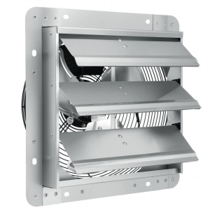 Ventilator evacuare pentru spatii comerciale, sere, depozite, Metal, 105 W, 2500 m³/h, diametru 406 mm