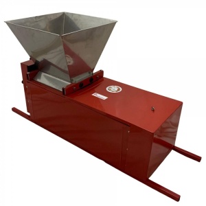 Zdrobitor cu desciorchinare, manual, Vivatechnix VMD-33, capacitate 250 kg/h, cuva inox - Img 2