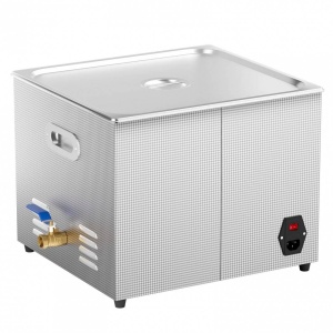 Aparat de curatat cu ultrasunete, Capacitate 15 l, 360W, 40kHz, Cosuri si camera interioare, Inox, 0 la 80°C - Img 2