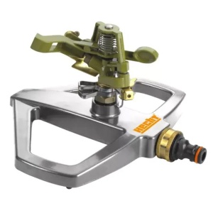 Aspersor pulsator cu stativ HECHT 06043, 4 bar, 8 l/min, material metal, culoare argintiu