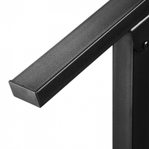 Balustrada otel carbon, Vivatechnix 2-3 trepte, Teava patrata, Negru Mat, lungime 103 cm, pozitii reglabile - Img 4