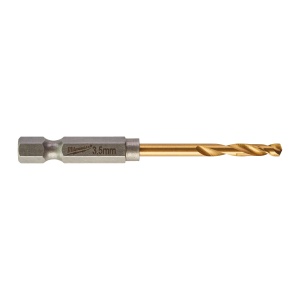 Burghiu HSS-G TIN RED HEX, 3.5mm-10buc, 4932478177 Milwaukee
