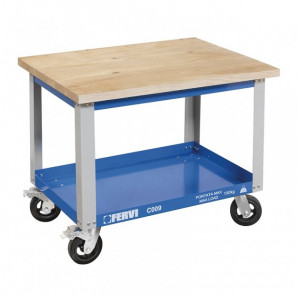 Carucior cu blat de lemn C009