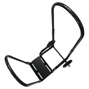 Carucior pentru transportat si depozitat lemne Vivatechnix VMD-1018, max 40 Kg, Negru - Img 2