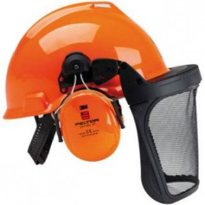 casca protectie, cu viziera plasa,casti antifonice Peltor G22d/H510fh