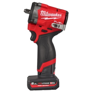 Cheie de impact compacta M12 FCIWF38G3-502X cu inel de fixare, cuplu 745 Nm, prindere 3/8" patrat, Milwaukee, cod 4933493452