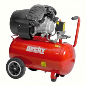 Compresor de aer Hecht 2355 pe ulei doua pistoane putere 2200 w 8 bar rezervor 100 l