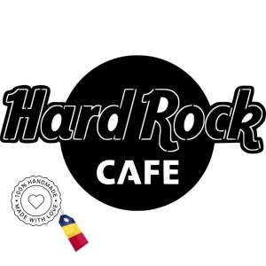 Decoratiune metalica de perete Krodesign Hard Rock Caffe KRO-1067, Lungime 60 cm, negru, grosime 1.5 mm - Img 4