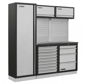 Dulap de atelier modular A008Q, Fervi