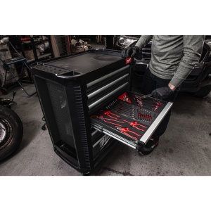 Dulap mobil de scule TOOLGUARD™, cu 7 sertare, metalice, 30"/78cm, dotate cu scule 206buc, 4932500744 Milwaukee - Img 2