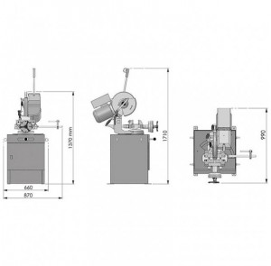 Fierastrau circular manual cu menghina automata V 315 T - Img 2