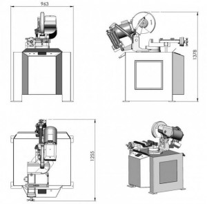 Fierastrau circular semiautomat DT 315 DXS - Img 3