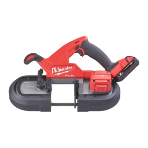 Fierăstrău compact cu bandă M18 FUEL™ Milwaukee M18FBS85-202C, cod 4933471497, 2 x M18 B2 acumulator, M12-18 FC încărcător, cutie plastic