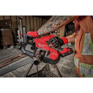 Fierăstrău compact cu bandă M18 FUEL™ Milwaukee M18FBS85-202C, cod 4933471497, 2 x M18 B2 acumulator, M12-18 FC încărcător, cutie plastic - Img 2
