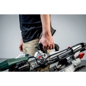 Fierăstrău debitat și sanfrenat Metabo KGS 254 M, 254 mm, 1450 W, cu glisare - Img 10