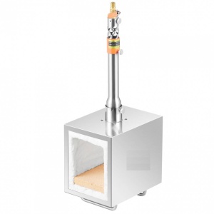 Forja portabila cu un arzator pe gaz, Inox Patrat 1427 gr C, dimensiune 550 x 180 x 240 mm - Img 2