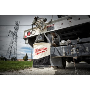 Geanta scule cu carabina si buzunare lucratori linii electrice aeriene de inalta tensiune, 4932498657 Milwaukee - Img 2