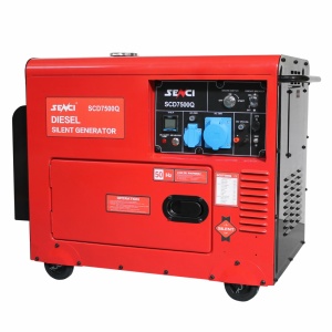 Generator insonorizat SENCI SCD7500QN ATS putere maxima 6 kVA 230V motor Diesel ATS inclus - Img 2