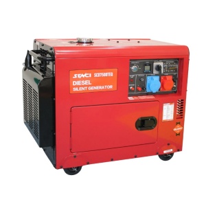 Generator insonorizat SENCI SCD7500TEQ P.max=6,9kVA 230V/400V, Diesel, fara ATS - Img 3