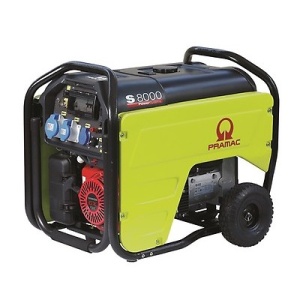 Generator NEW S8000 +Preechipat pentru panou automatizare sau telecomanda [CONN+AVR,Monofazic, 230V, 50Hz, Motor Honda Stage V,Pornire electrica/Benzina, PD612SH2Z02, Pramac