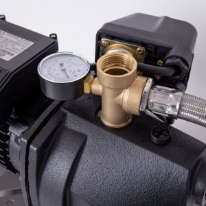 Hidrofor cu pompa autoamorsanta Wasserkonig FL477325, fonta, putere 1000 W, debit 4380 l/h, inaltime refulare 47 m, vas de expansiune 24 l - Img 4