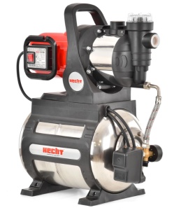 Hidrofor HECHT 3331 Inox, putere 1100 W, vas inox 20 litri, presiune maxima 4.5 Bar, inaltime refulare 45 m, adancime aspiratie 8 m