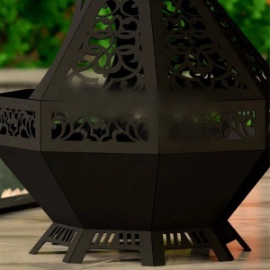 Incalzitor de terasa/gradina, Vivatechnix KRO-1074, Otel, Negru, 1573x706x762 mm, grosime 3 mm - Img 3
