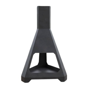 Incalzitor pentru terasa/gradina, Hexagon Fire Pit KRO-1075, Otel, Negru, 1158x725 mm, grosime 3 mm - Img 7