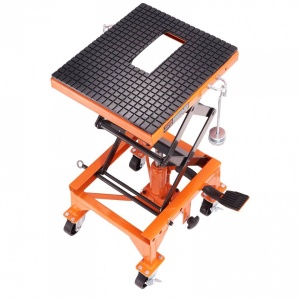 Lift hidraulic cu platforma pentru motociclete, Vevor capacitate 158 kg, Interval de ridicare 350-905 mm - Img 4