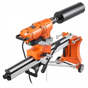Masina de carotat umed/uscat, suport cu roti, Diametru gaurire 20-450 mm, 4500 W, 1 x carota inclusa 127mm - Img 2