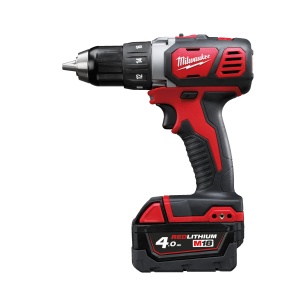 Mașină de găurit compactă M18™ Milwaukee M18BDD-402X, cod 4933446198, 2 x M18 B4 acumulator, M12-18 C încărcător, cutie HD