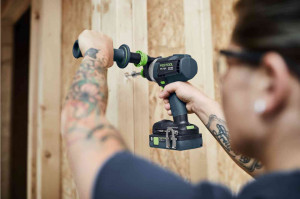 Masina de gaurit cu percutie, cu acumulator QUADRIVE TPC 18/4-Basic, Festool - Img 6