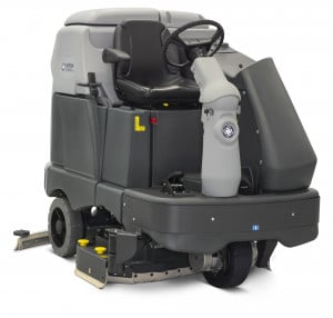 Masina de spalat-aspirat pardoseli, condusa, profesionala, Nilfisk SC6500 1300D, 1400 W, 225 rpm, 1300 mm