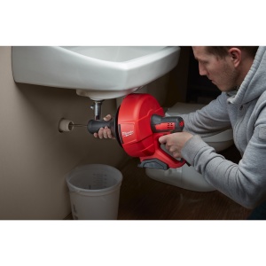 Mașină desfundat țevi subcompactă cu spirală cu diametrul de 8 mm M12™ Milwaukee M12BDC8-202C, cod 4933451633, 2 x M12 B2 acumulator, C12 C încărcător, găleată - Img 3
