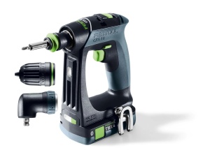 Masini de gaurit si insurubat cu acumulatori CXS 18 TBX 4,0 I-Set, Festool - Img 2