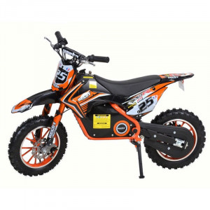 Minicross cu acumulator Hecht 54500 36 v 8 ah capacitate maxima 75 kg autonomie 20 km portocaliu