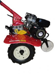 MOTOSAPA DKD, HS 500( 7CP BENZINA) , freze laterale 2+1 + T, hexagon 23 mm, roti pneuri 400x8 , transmisie intermediara o singura curea, grup aluminiu, cupla acc, cui opritor, aripi protectie - Img 3