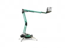 Nacela cu senile tip spider IMER ACCESS IM R15 DA H lucru 15.1m/maxim 230kg, Honda GX390 11cp