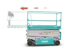 Nacela foarfeca IMER ACCESS IM8290 AC int/exterior H lucru 10.2m sarcina 300kg motor electric 3.0KW