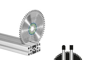 Panza de ferastrau ALUMINIUM/PLASTICS HW 160x2,2x20 TF52, Festool