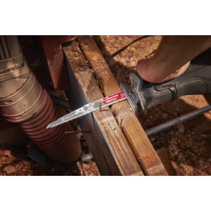 Panza sabie TCT AX, lemn cu cuie, 230mm, 5Tpi, 1buc, 48475226 Milwaukee - Img 4