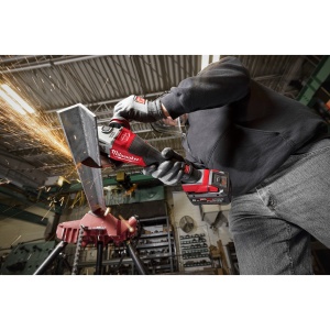 Polizor unghiular Milwaukee M18 FHSAG125XPDB2-802X, 125 MM, cu frânare și comutator tip clapetă, 2 x acumulator M18 FB8, 1 x încărcător M12-18 FC, 1 x cutie HD, cod 4933493418 - Img 3