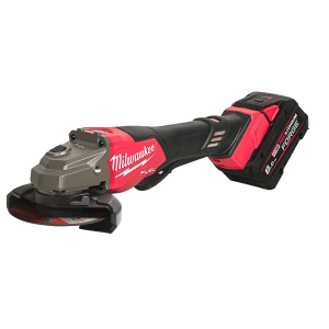 Polizor unghiular Milwaukee M18 FHSAGO125VXPDB2-802X, 125 MM, cu frânare, viteză variabilă, ONE-KEY FUEL, 2 x acumulator M18 FB8, 1 x încărcător M12-18 FC, 1 x cutie HD, cod 4933493420