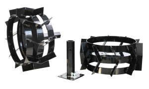 ProGARDEN Set 2 roti metalice 400x8 cu manicot 32mm - Img 2